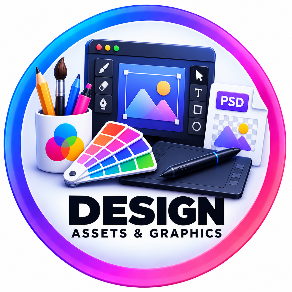 Design assets and graphics